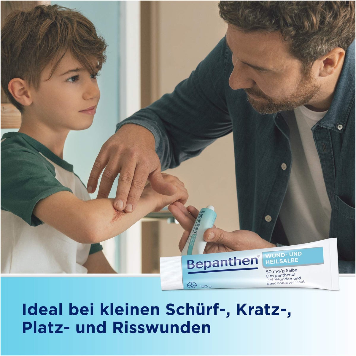 Bepanthen Wund und Heilsalbe 100 g + Antiseptische Wundcreme 20 g