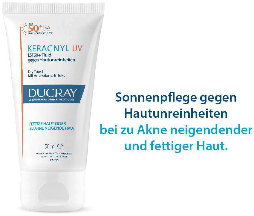 Ducray Keracnyl Uv 50+ 50 ml Fluid