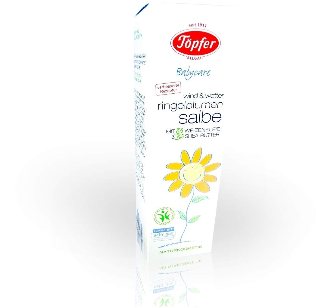 Töpfer Babycare Ringelblumensalbe Wind und Wetter 75 ml Salbe
