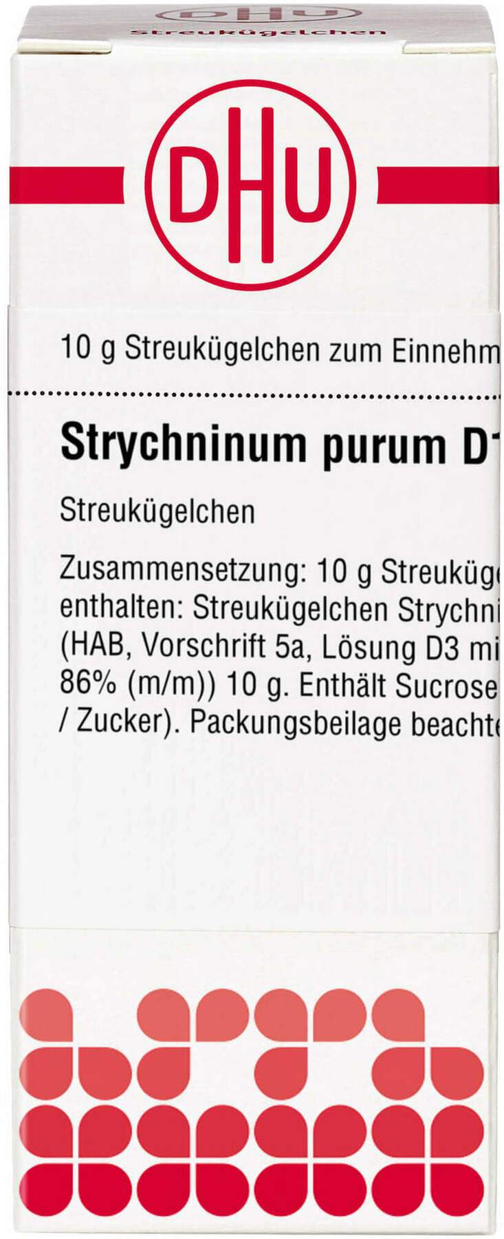 Dhu Strychninum Purum D12 Globuli 10 G