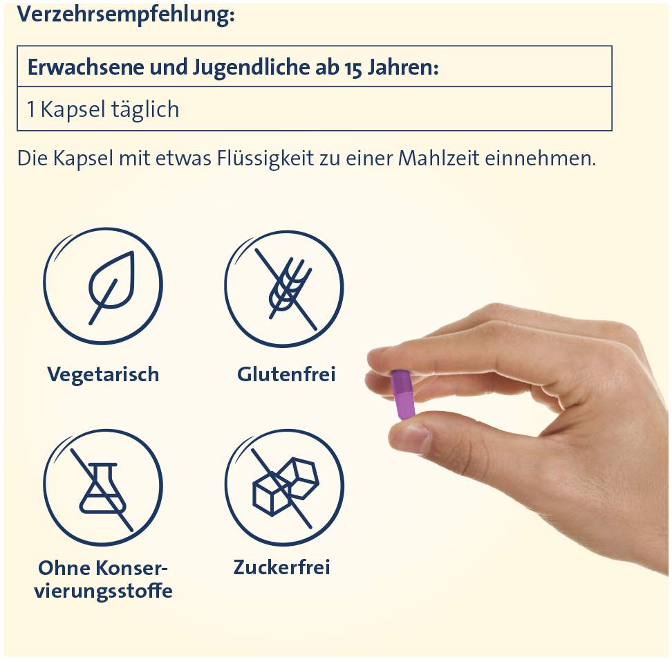 Vitamin D3 K2 Hevert + Calcium und Magnesium 2000IE 120 Kapseln