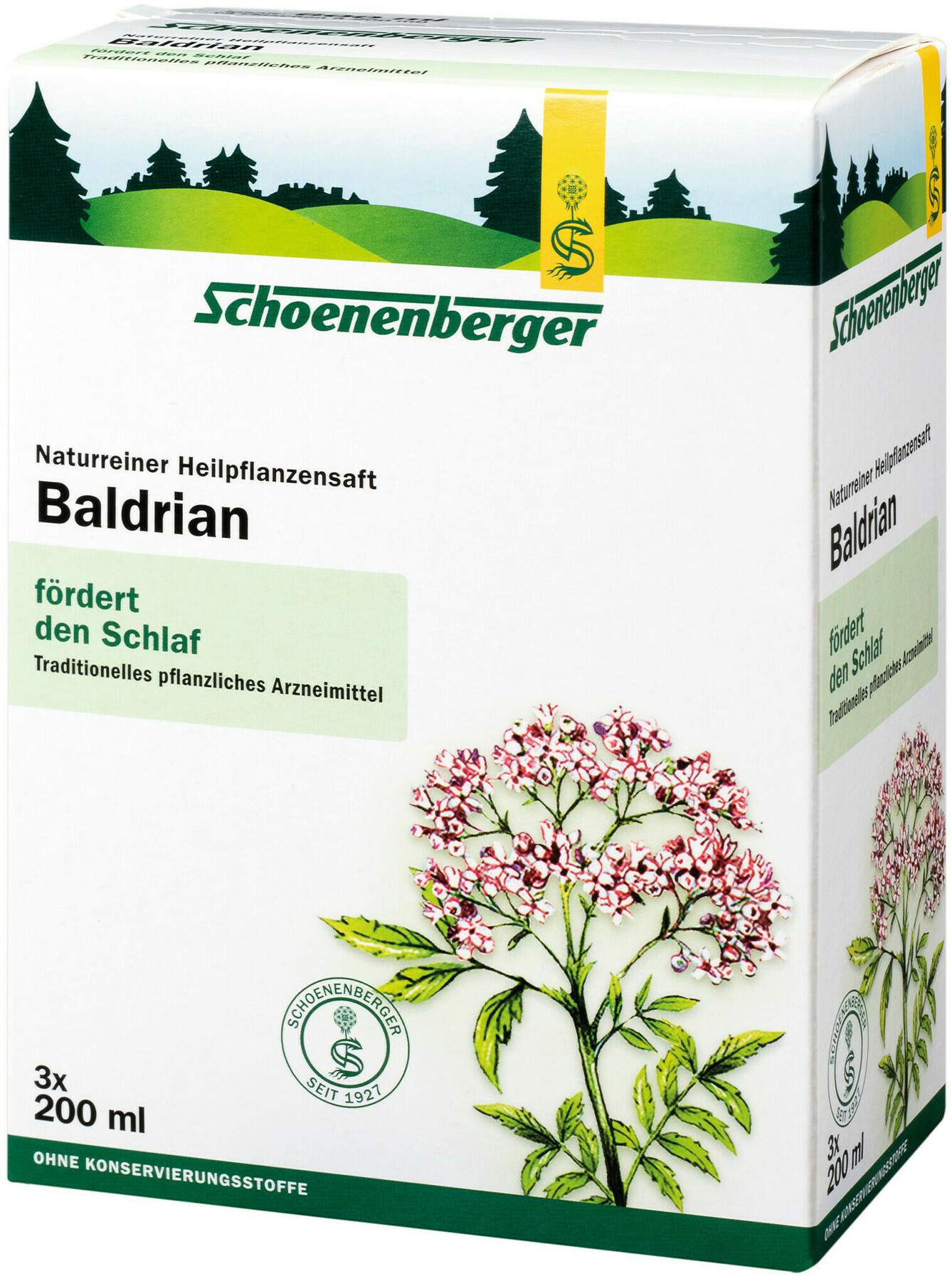 Baldrian Saft Schoenenberger 3 X 200 ml Heilpflanzensäfte