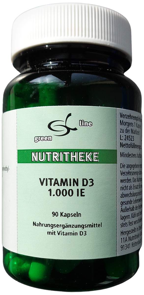 Vitamin D3 1000 I.E. Kapseln  90 Stück