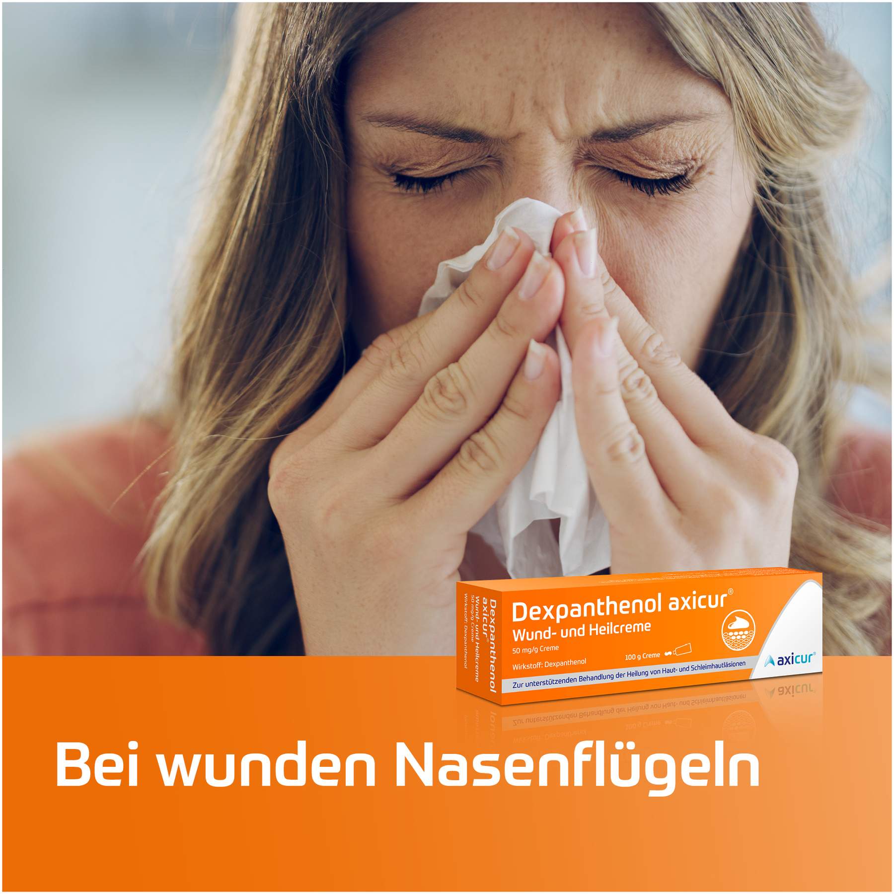Dexpanthenol axicur Wund- und Heilcreme 50 g