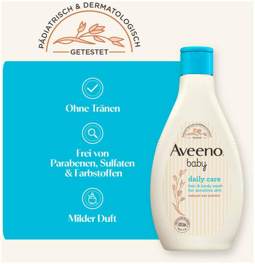 Aveeno baby daily care seifenfreies Duschgel & Shampoo 250 ml