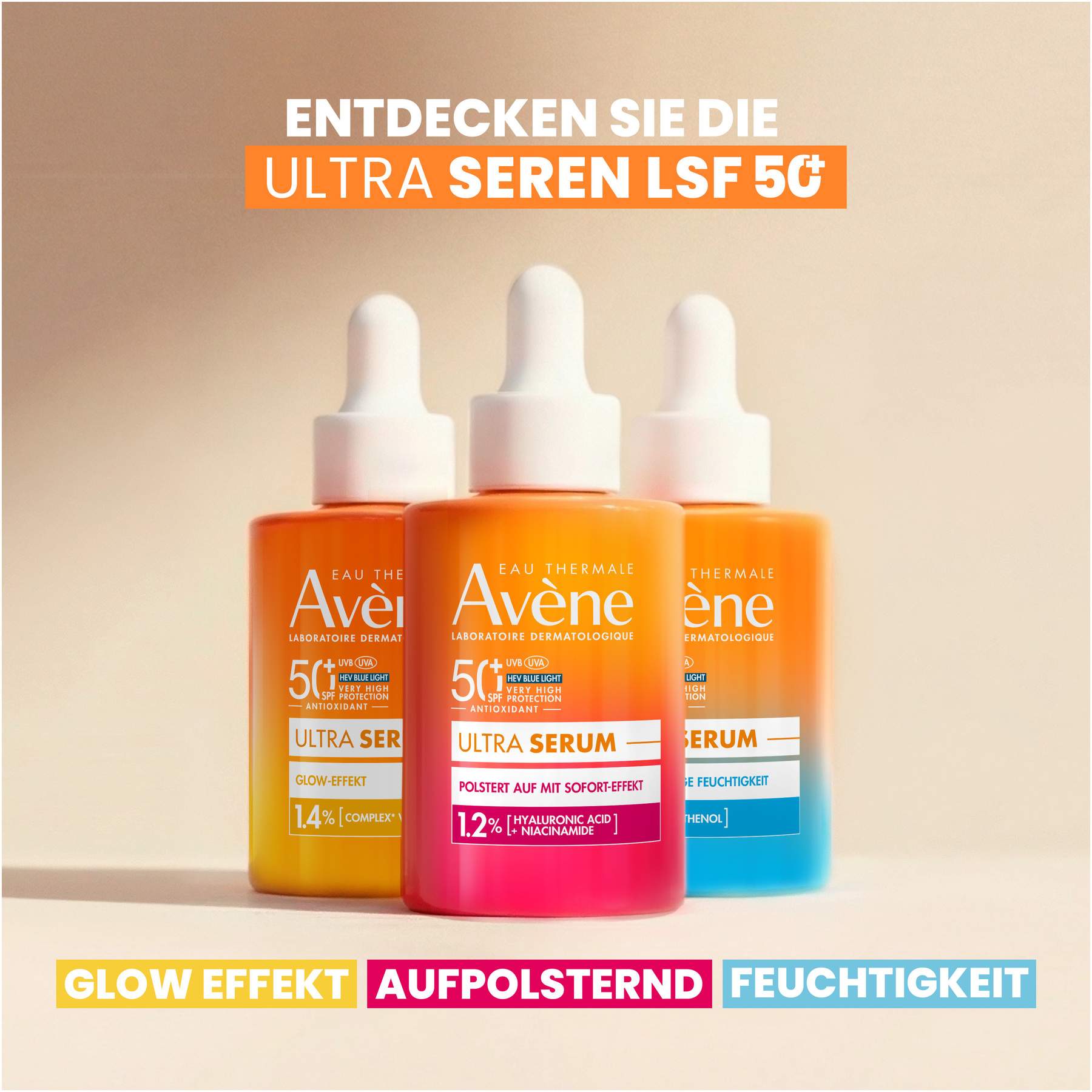 Avene Ultra Serum Feuchtigkeit SPF 50+ 30 ml