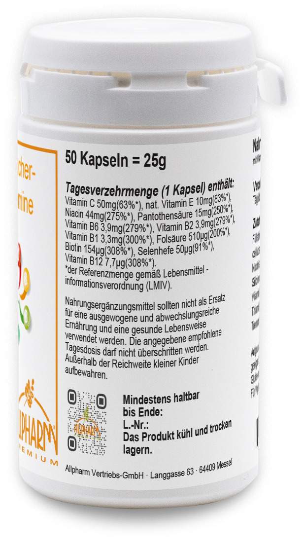Raucher Vitamine 50 Kapseln
