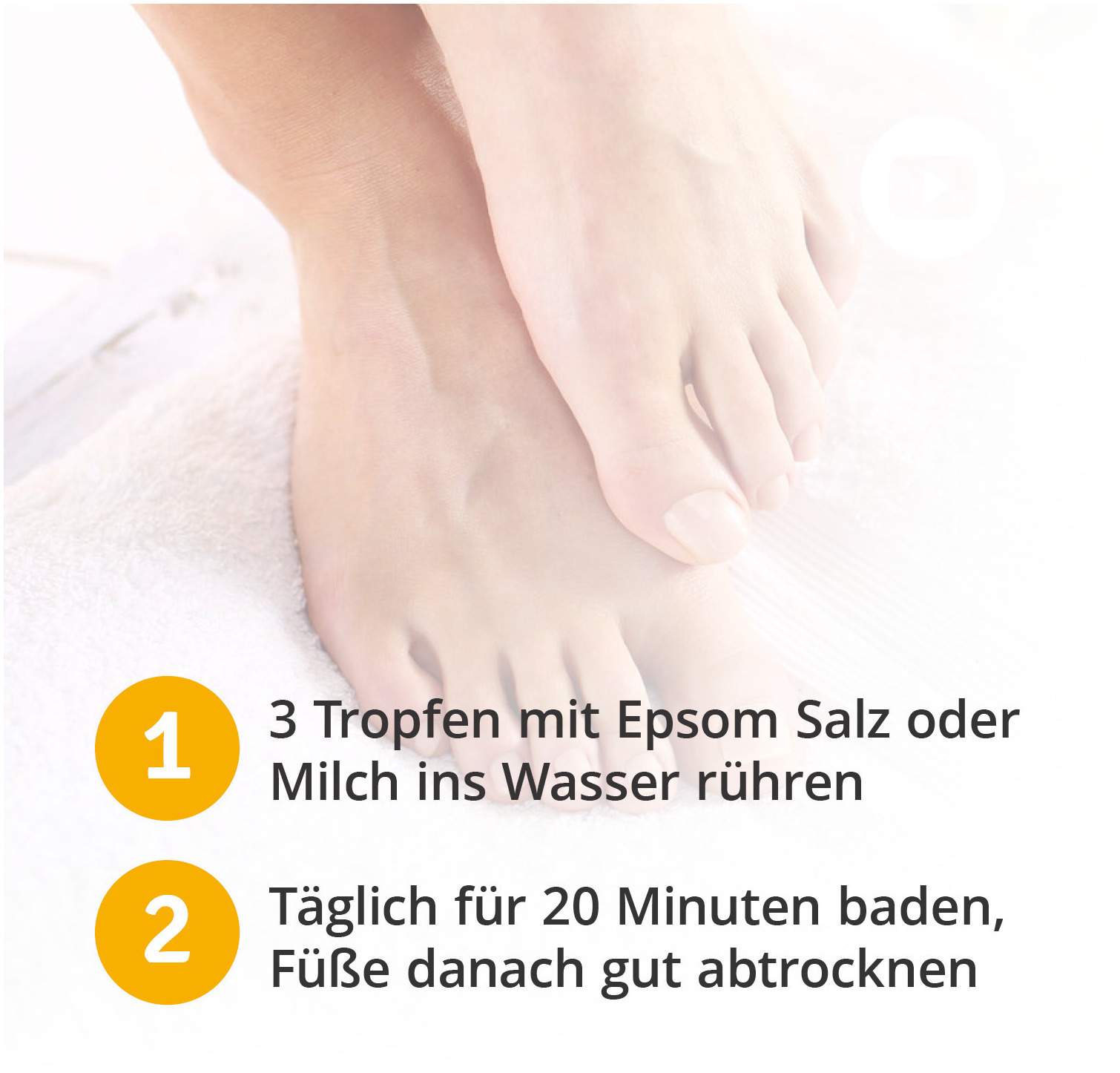 Fussbad Konzentrat Repair & Protect  5 ml Öl