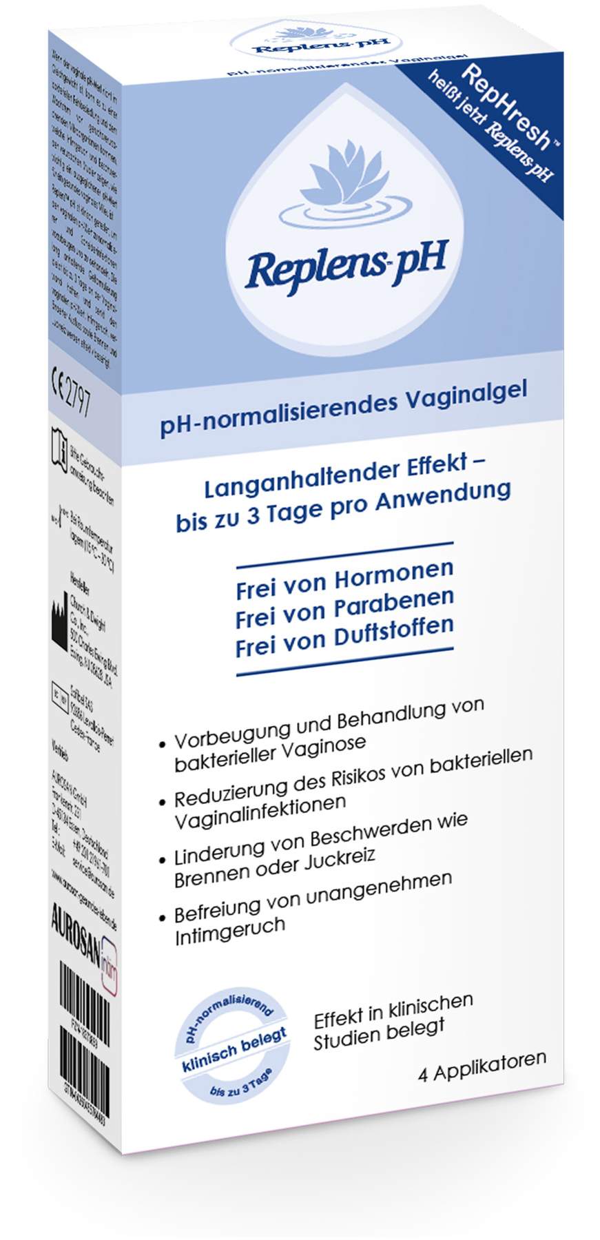 Replens Ph Vaginalgel 4 Applikatoren
