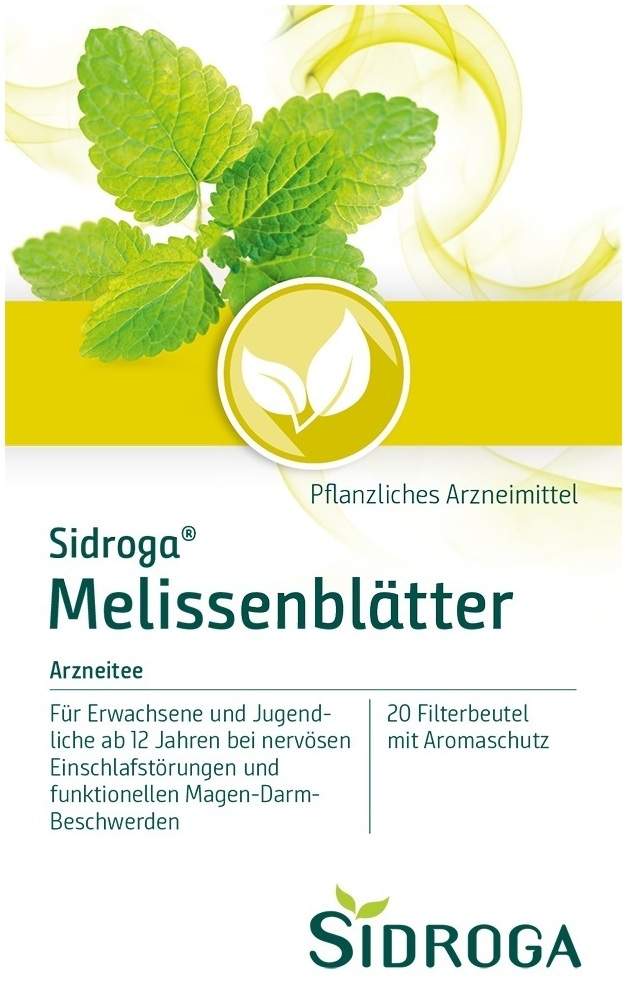 Sidroga Melissenblätter 20 Filterbeutel