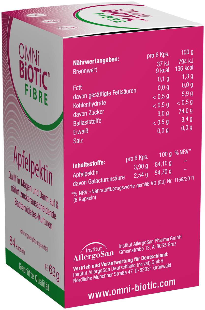 Omni Biotic Fibre Apfelpektin 84 Kapseln