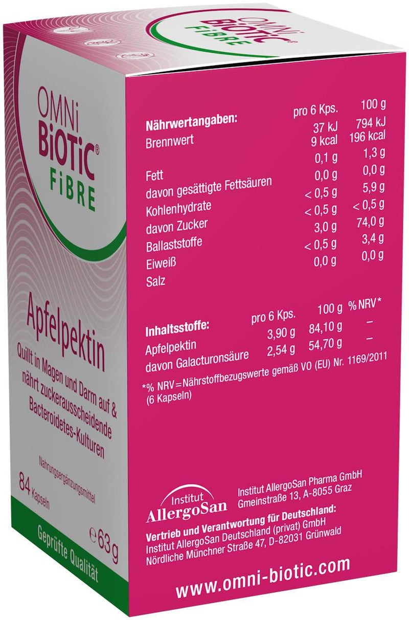 Omni Biotic Fibre Apfelpektin 84 Kapseln