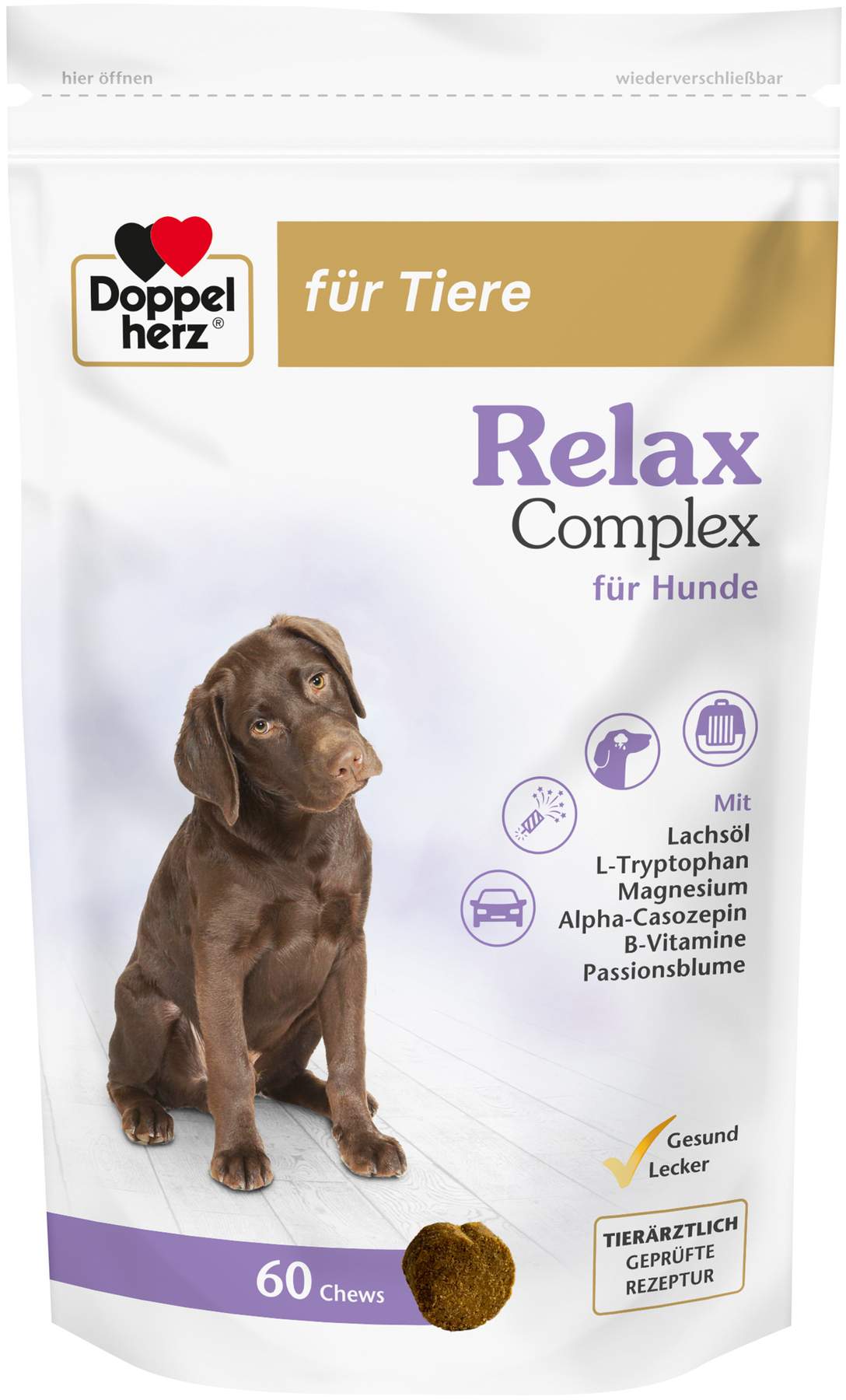 Doppelherz Für Tiere Relax Complex Für Hunde 60 Chews