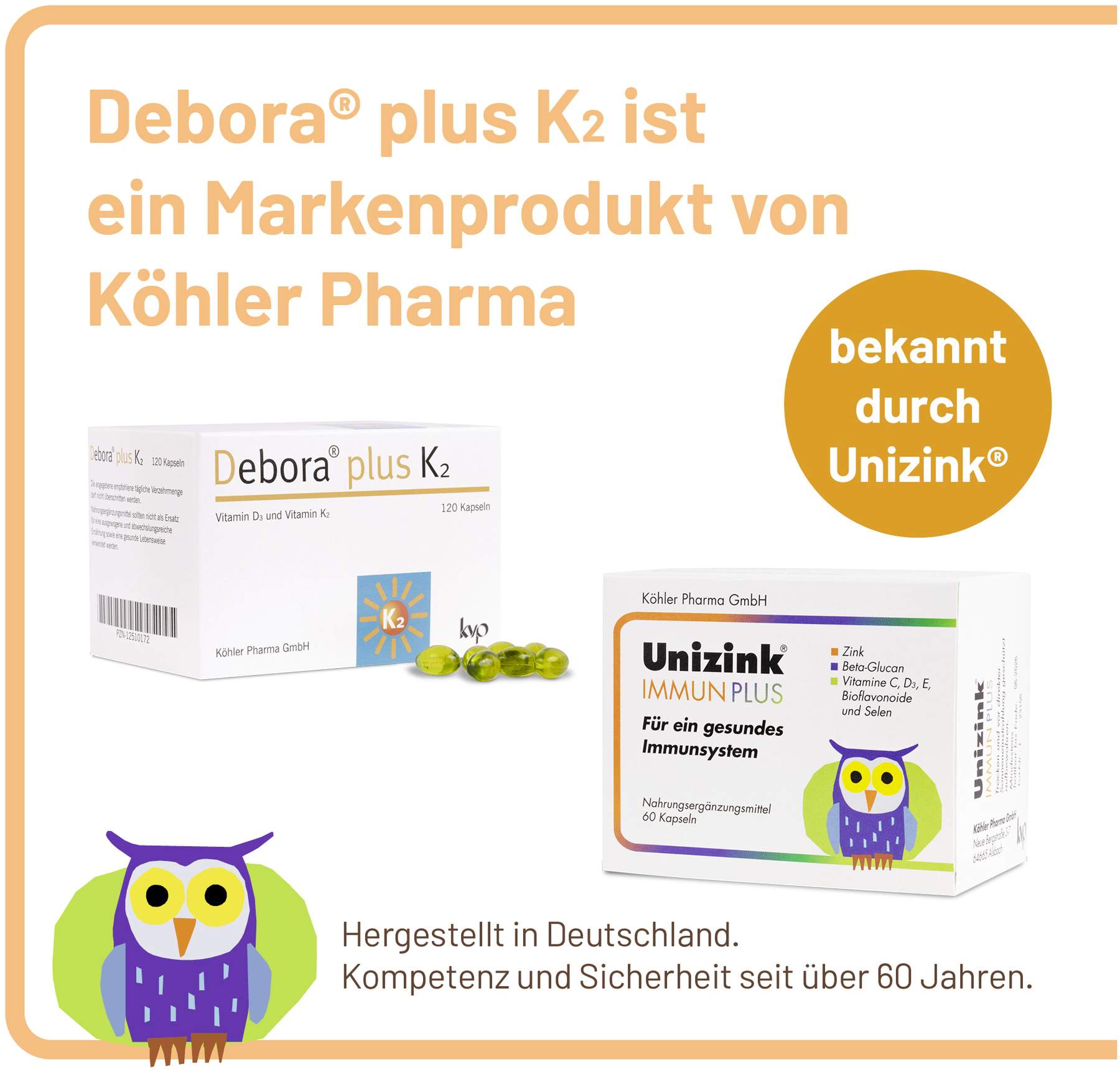 Debora Plus K2 120 Kapseln