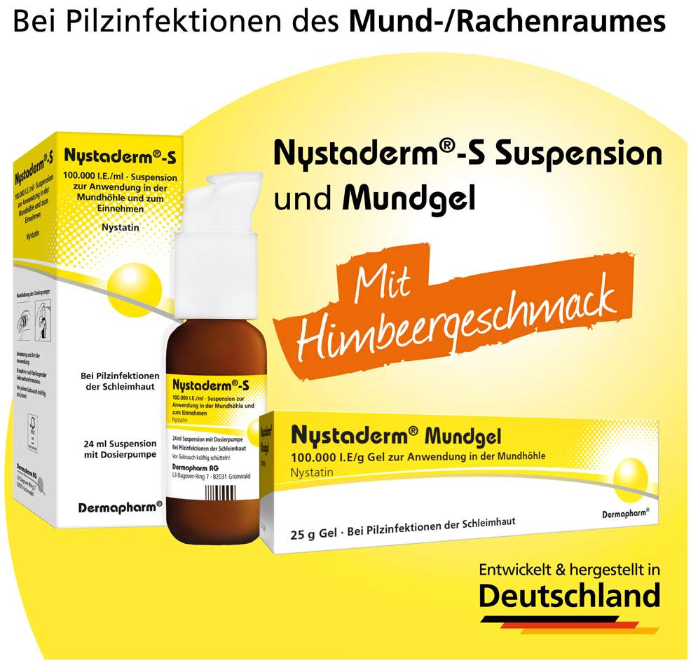Nystaderm S Suspension Dosierpumpe 48 ml Suspension