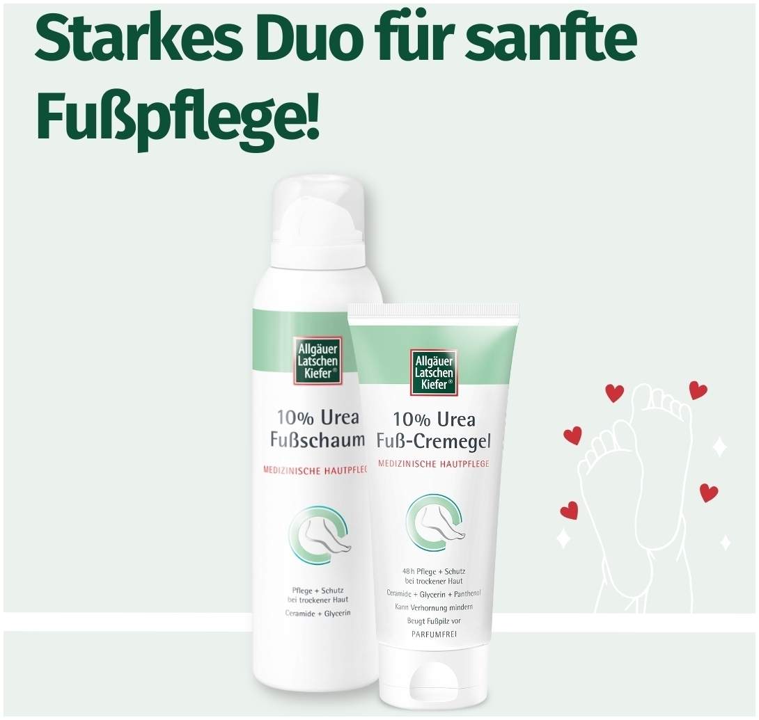 Allgäuer Latschenkiefer 10 % Urea Fußschaum 150 ml