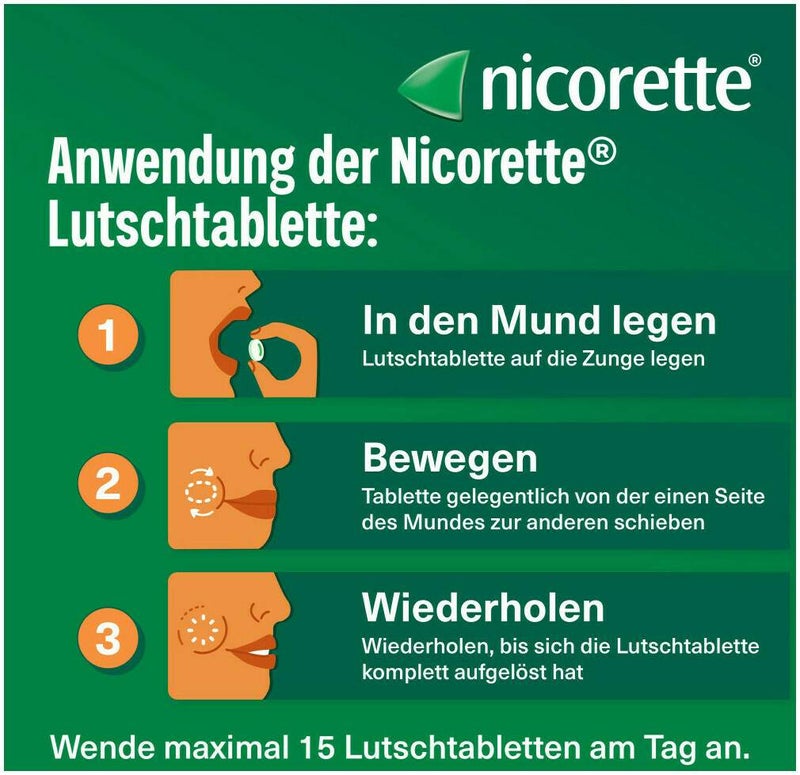Nicorette Fruit 2 mg 80 Lutschtabletten