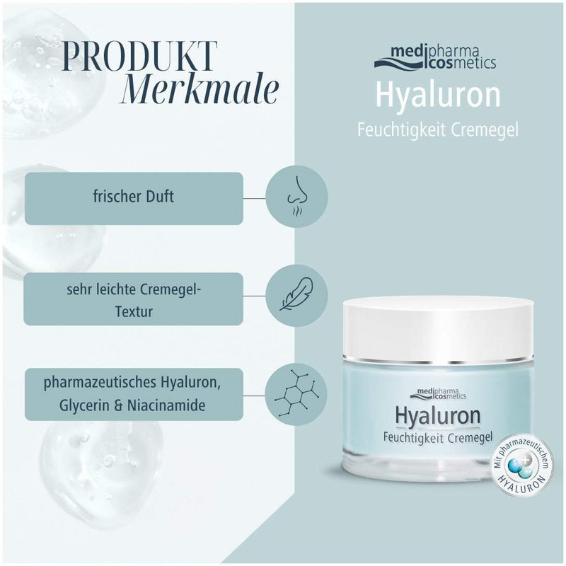 medipharma cosmetics Hyaluron 48h Feuchtigkeit Cremegel 50 ml