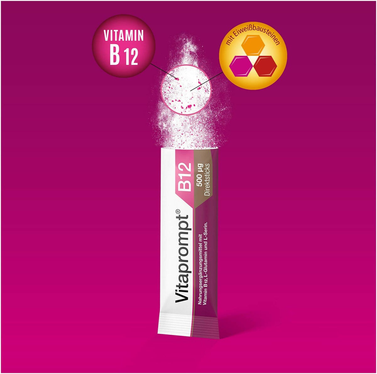 Vitaprompt B12 500 µg Direktsticks 90 Stück