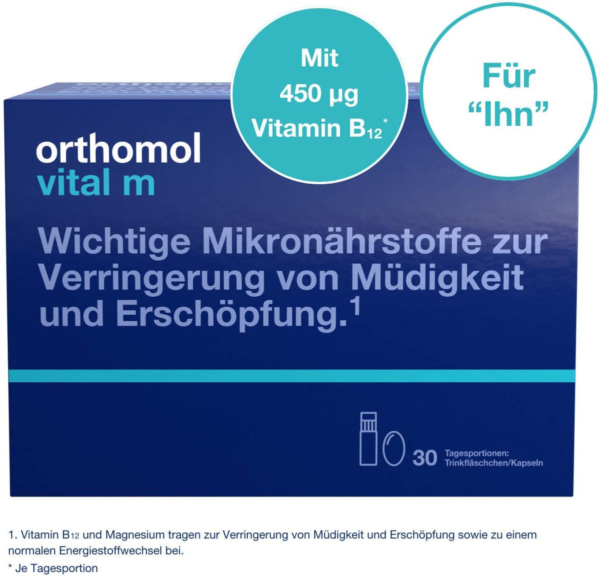 Orthomol Vital M 30 Trinkfläschchen