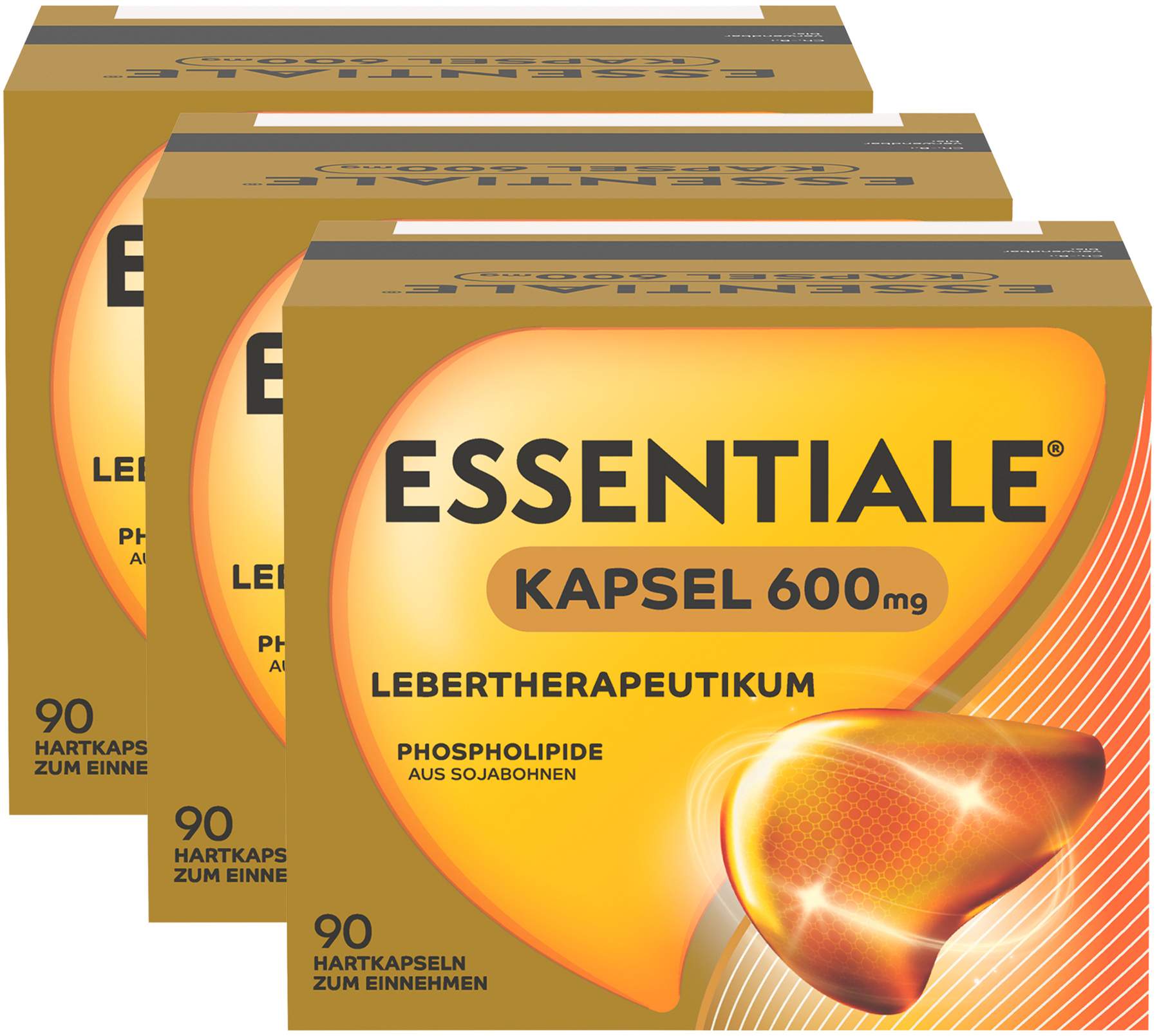 Essentiale Kapseln 600 mg 3 x 90 Stück
