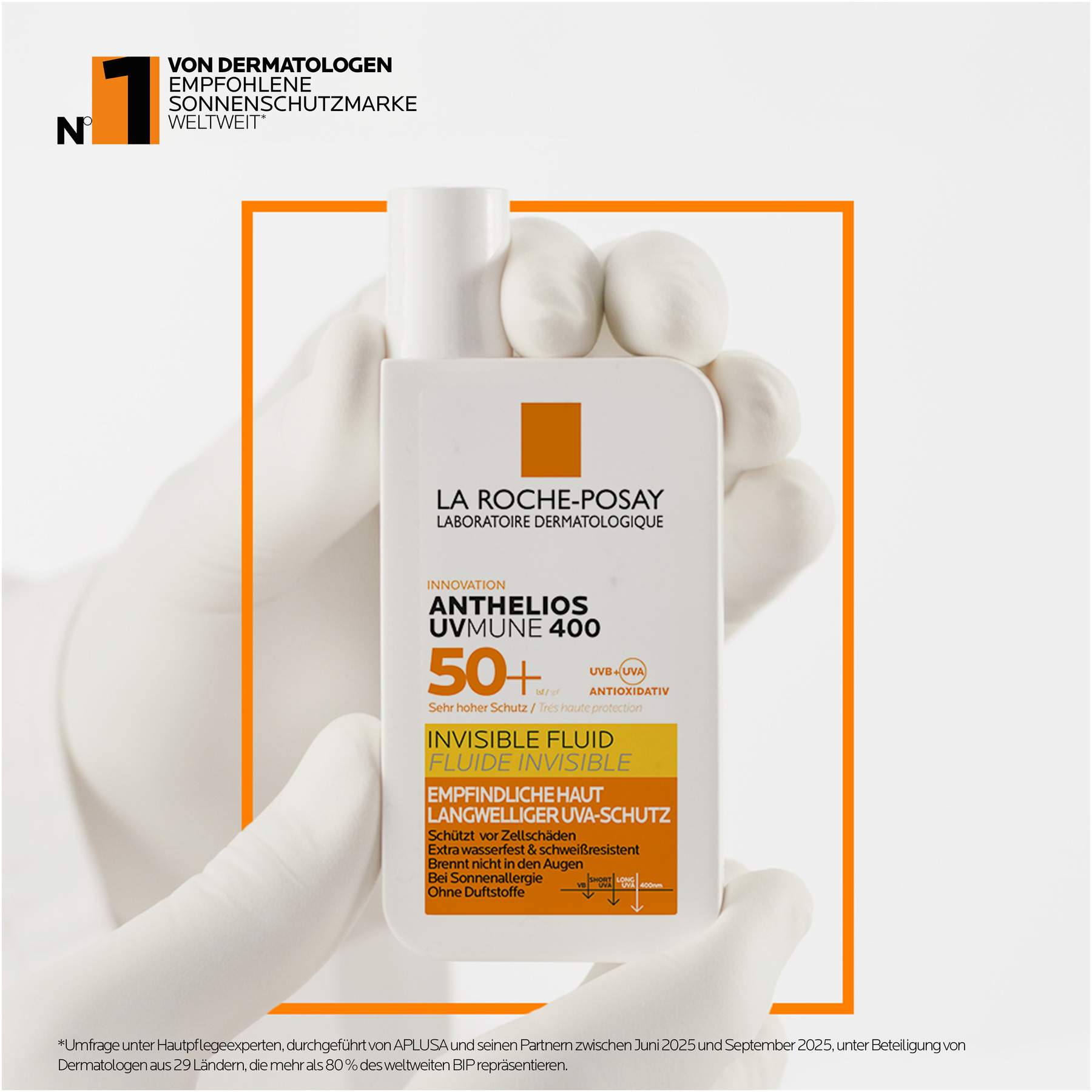La Roche Posay Anthelios Invisible UVMune 400 LSF 50+ 50 ml Fluid