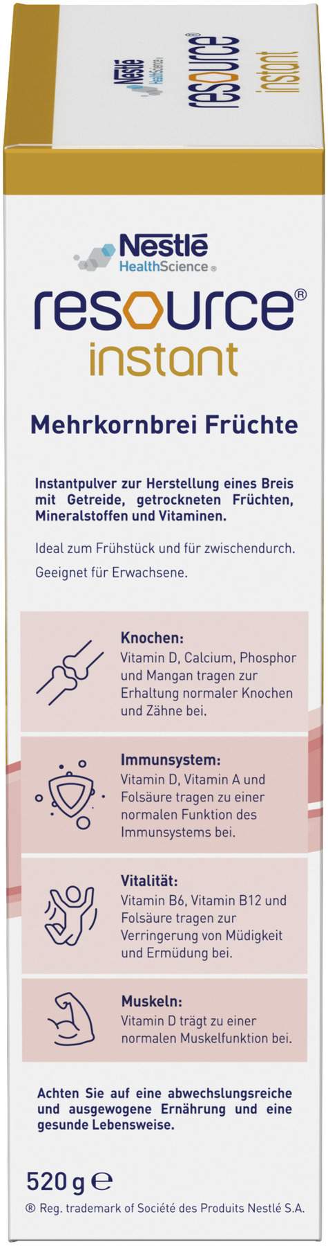 Resource Instant Mehrkornbrei Früchte 520 G