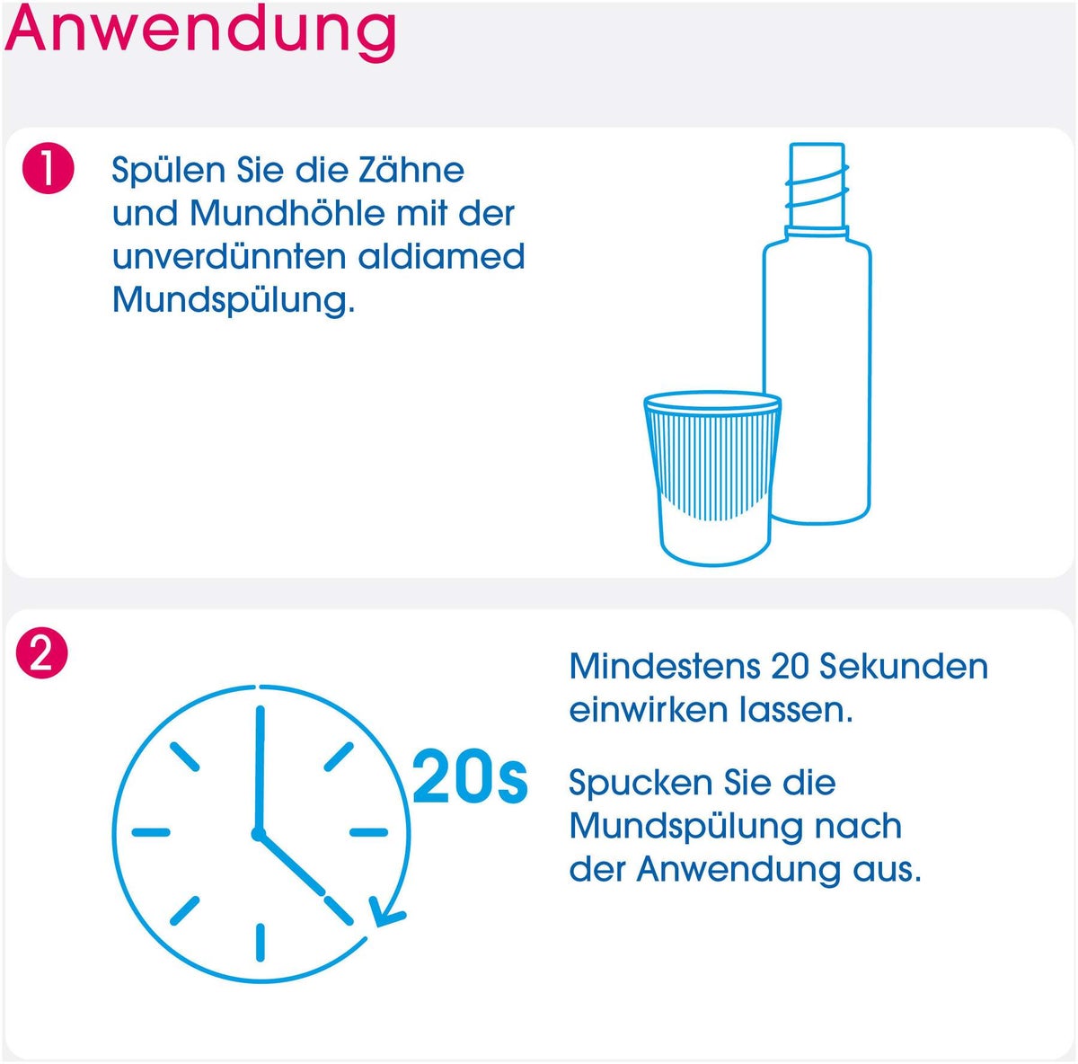 Aldiamed Mundspülung 500 ml