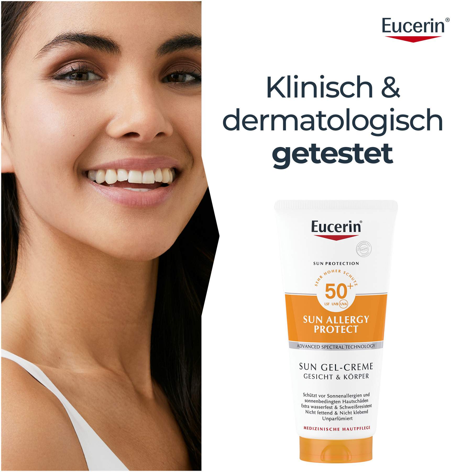 Eucerin Sun Allergy Protect Sun Gel-Creme LSF 50+ 200 ml