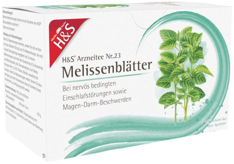 H & S Melissentee 20 Filterbeutel