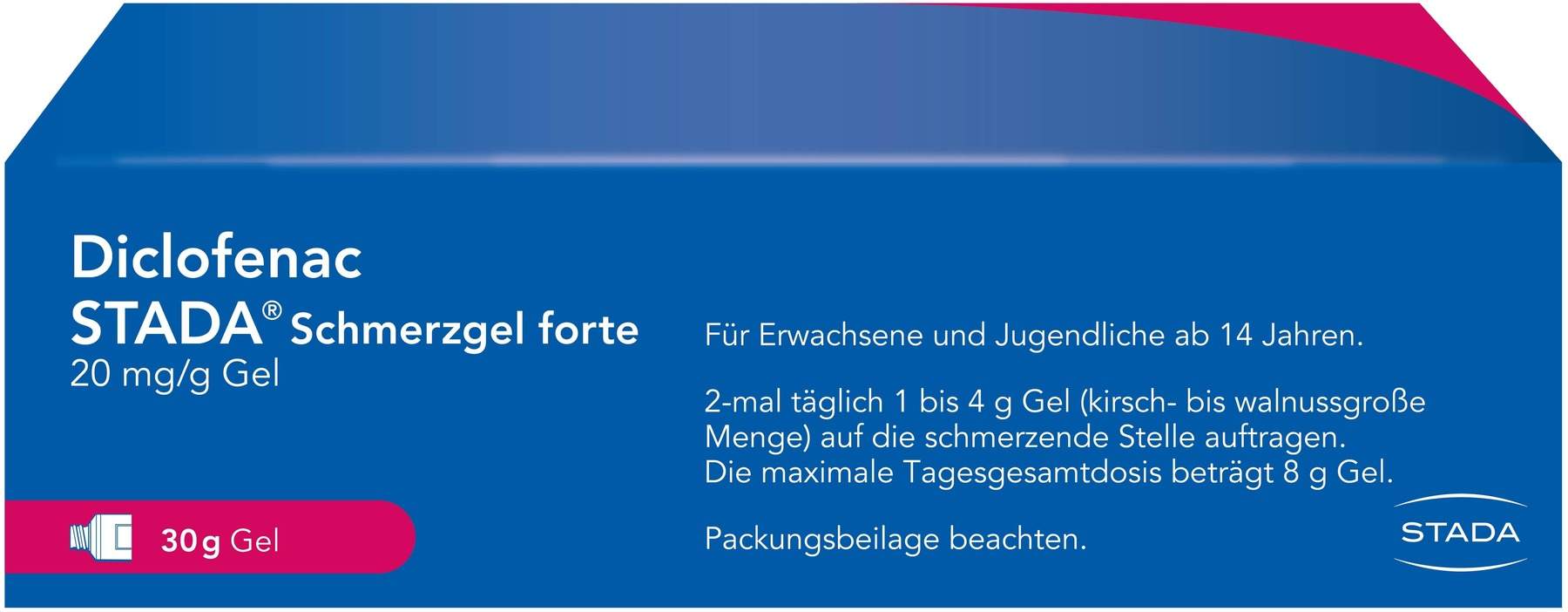 Diclofenac Stada Schmerzgel Forte 20 mg Je G 30 G Gel
