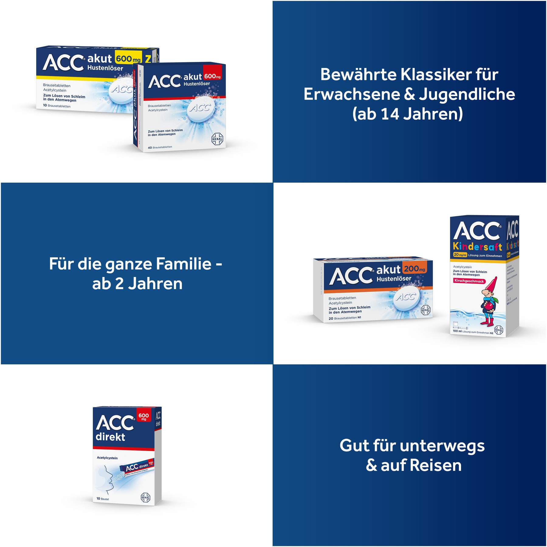 ACC akut 600 mg Hustenlöser 40 Brausetabletten