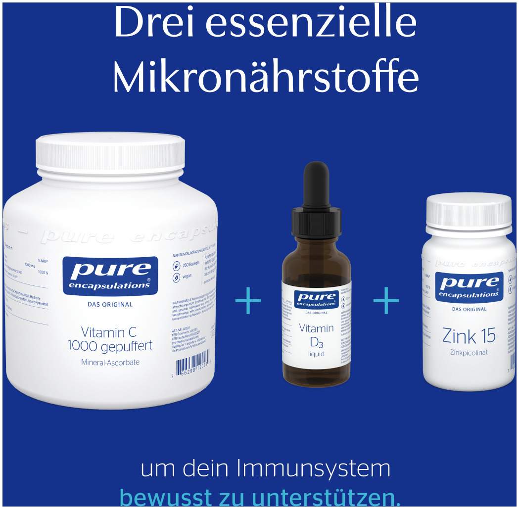 Pure Encapsulations Vitamin C 1000 Gepuffert 250 Kapseln