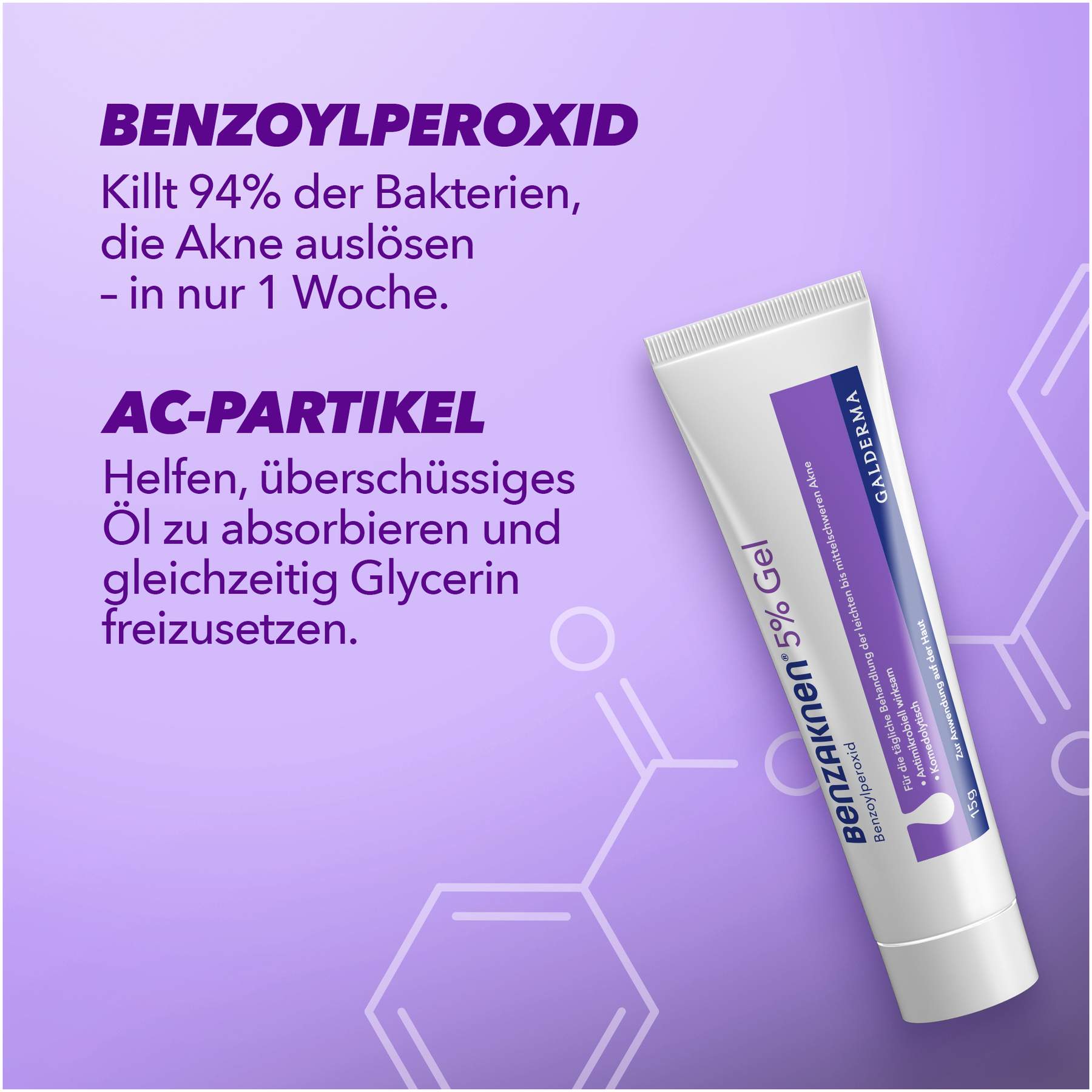 Benzaknen 5% Gel 2 x 40 g