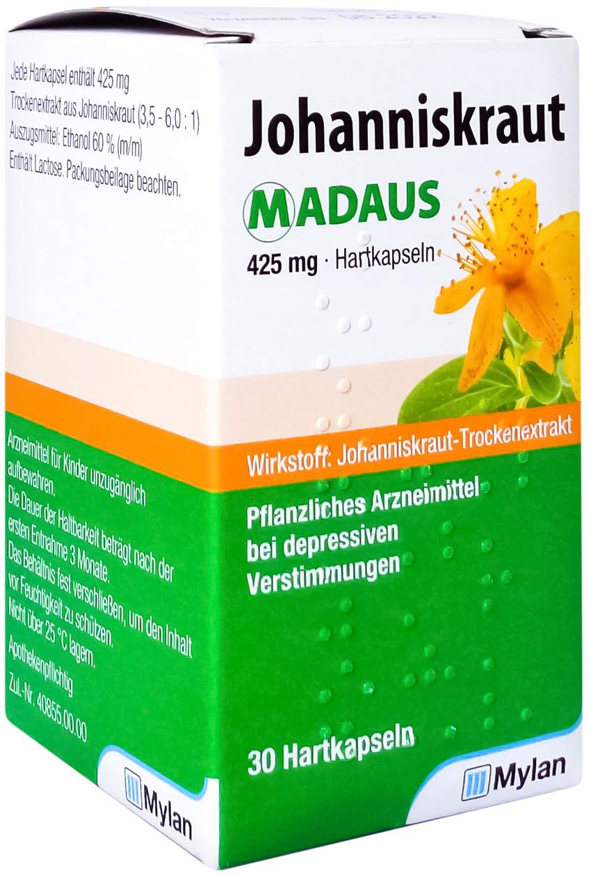 Johanniskraut Madaus 425 mg 30 Hartkapseln