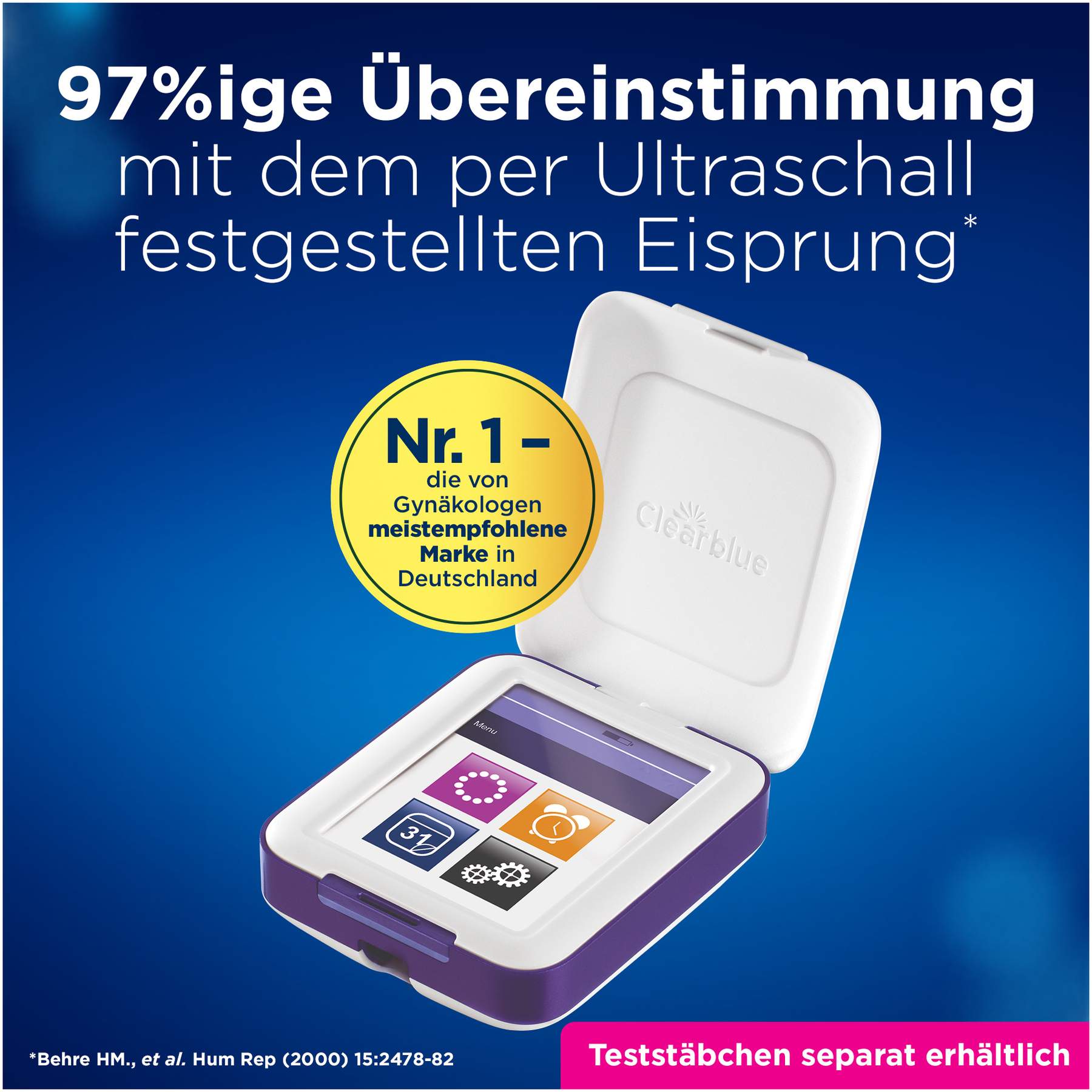 Clearblue Advanced Teststäbchen für Fertilitätsmonitor 33 Stück