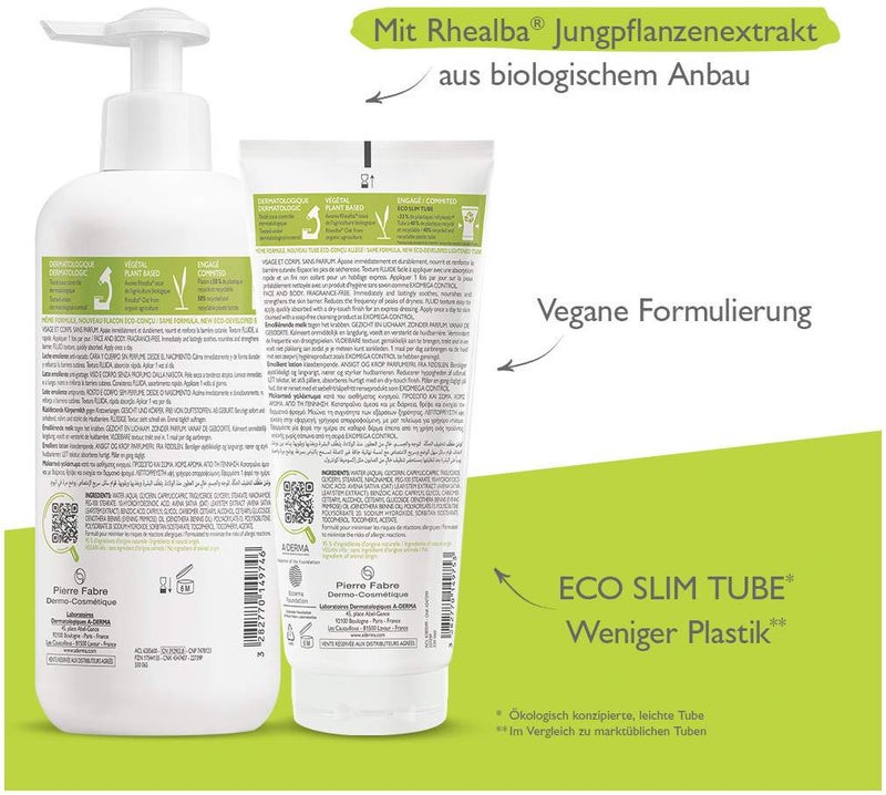 A-Derma Exomega Control Milch Rückfettend 400 ml