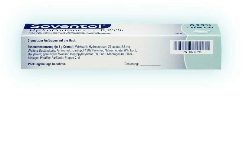 Soventol HydroCortisonAcetat 0,25% 50 g Creme