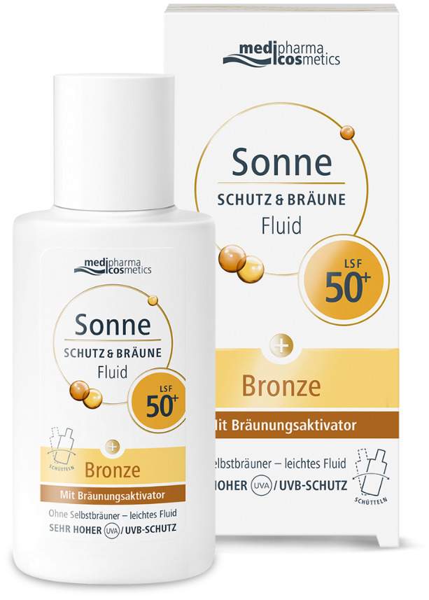 Medipharma cosmetics Sonne Schutz & Bräune Fluid LSF 50 + 50 ml