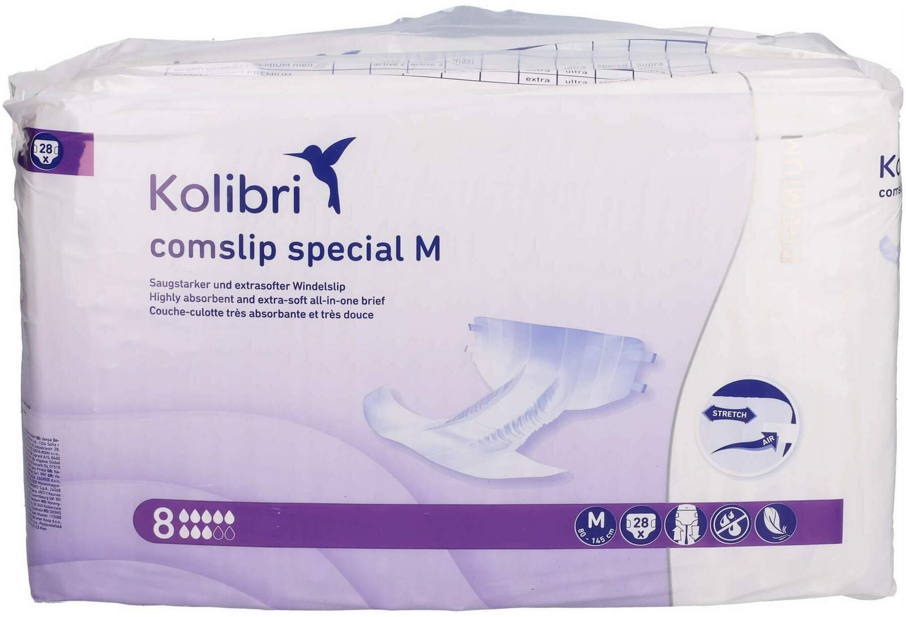 Kolibri Comslip Premium Special Gr.M 28 Stück