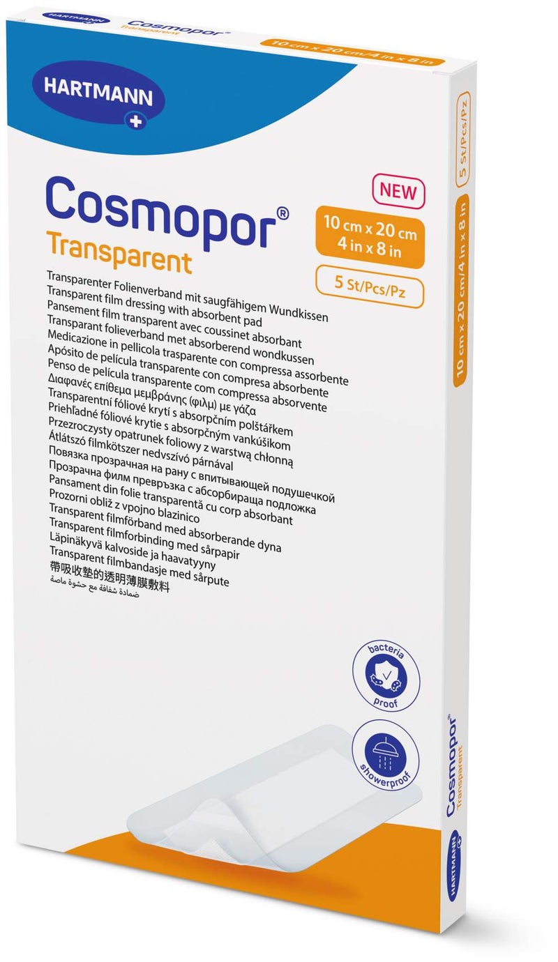 Cosmopor  Transparent 10 X 20 cm 5 Stück