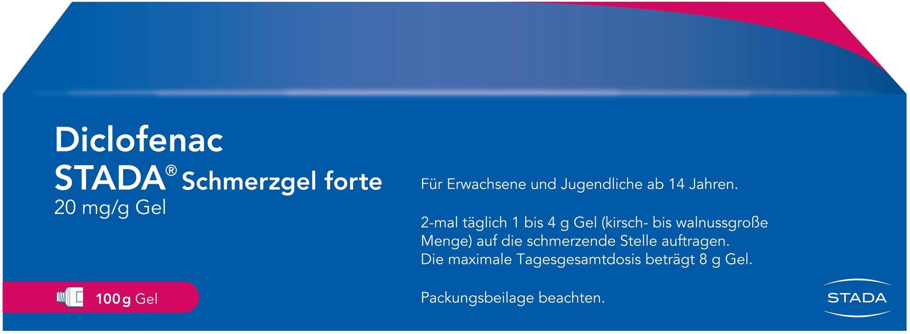 Diclofenac Stada Schmerzgel Forte 20 mg Je G 100 G Gel