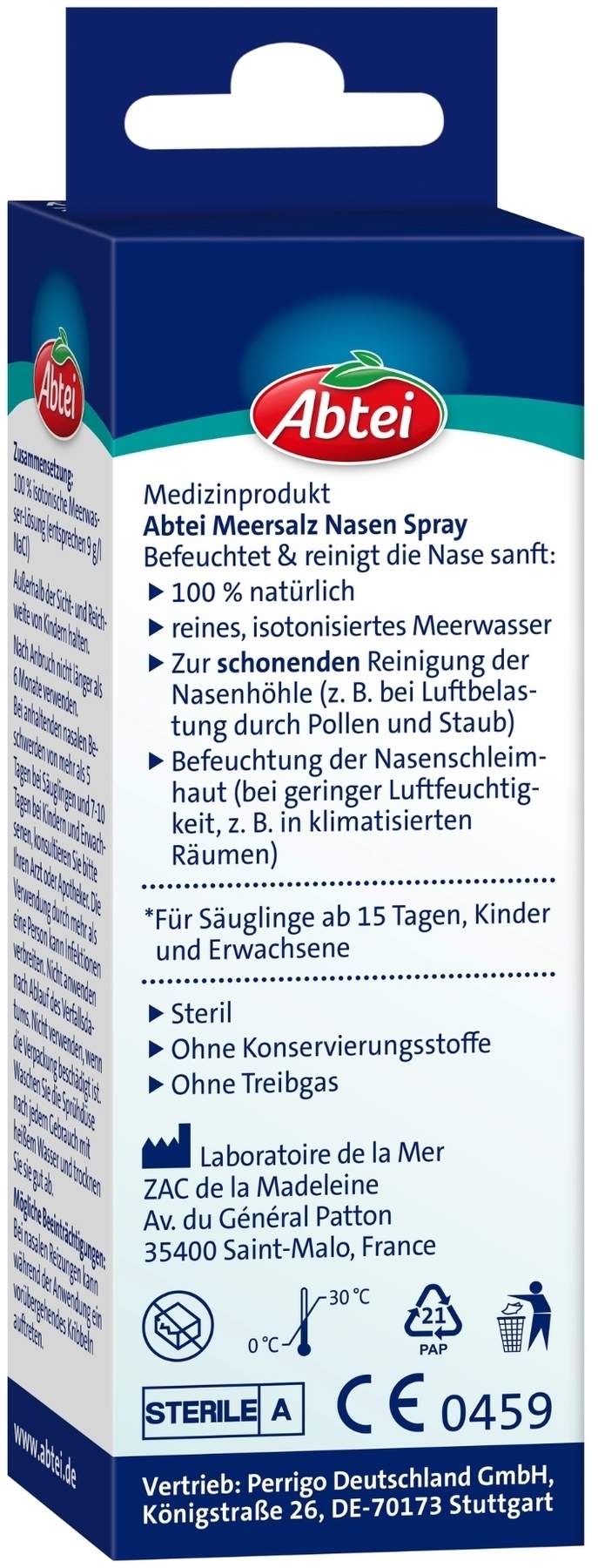 Abtei Meersalz Nasenspray NF 20 ml