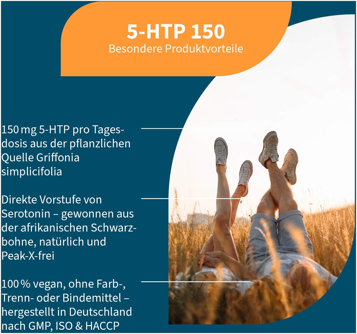 5-HTP 150 Griffonia-Extrakt 120 Kapseln