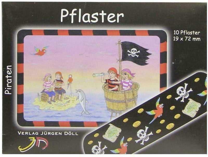 Kinderpflaster Piraten Briefchen