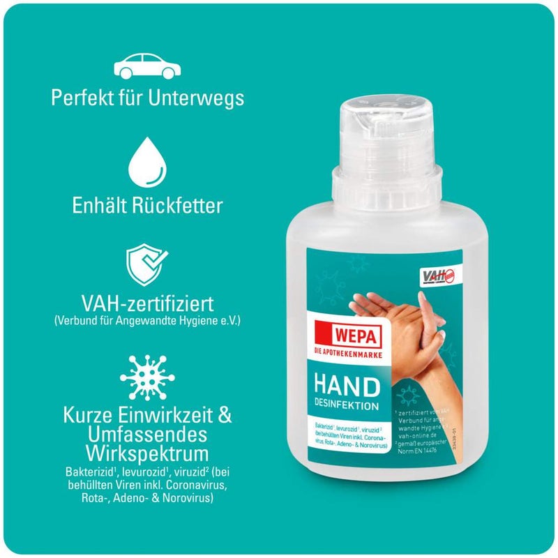 WEPA Hand - Desinfektion 100 ml Lösung