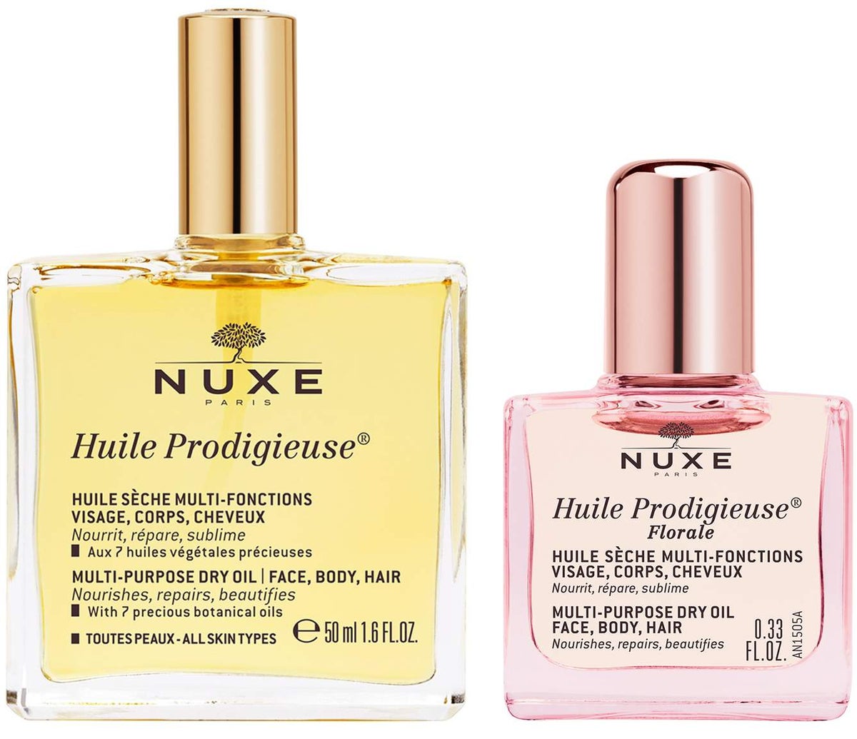 NUXE Huile Prodigieuse NF 50 ml + gratis Huile Prodigieuse Florale 10 ml