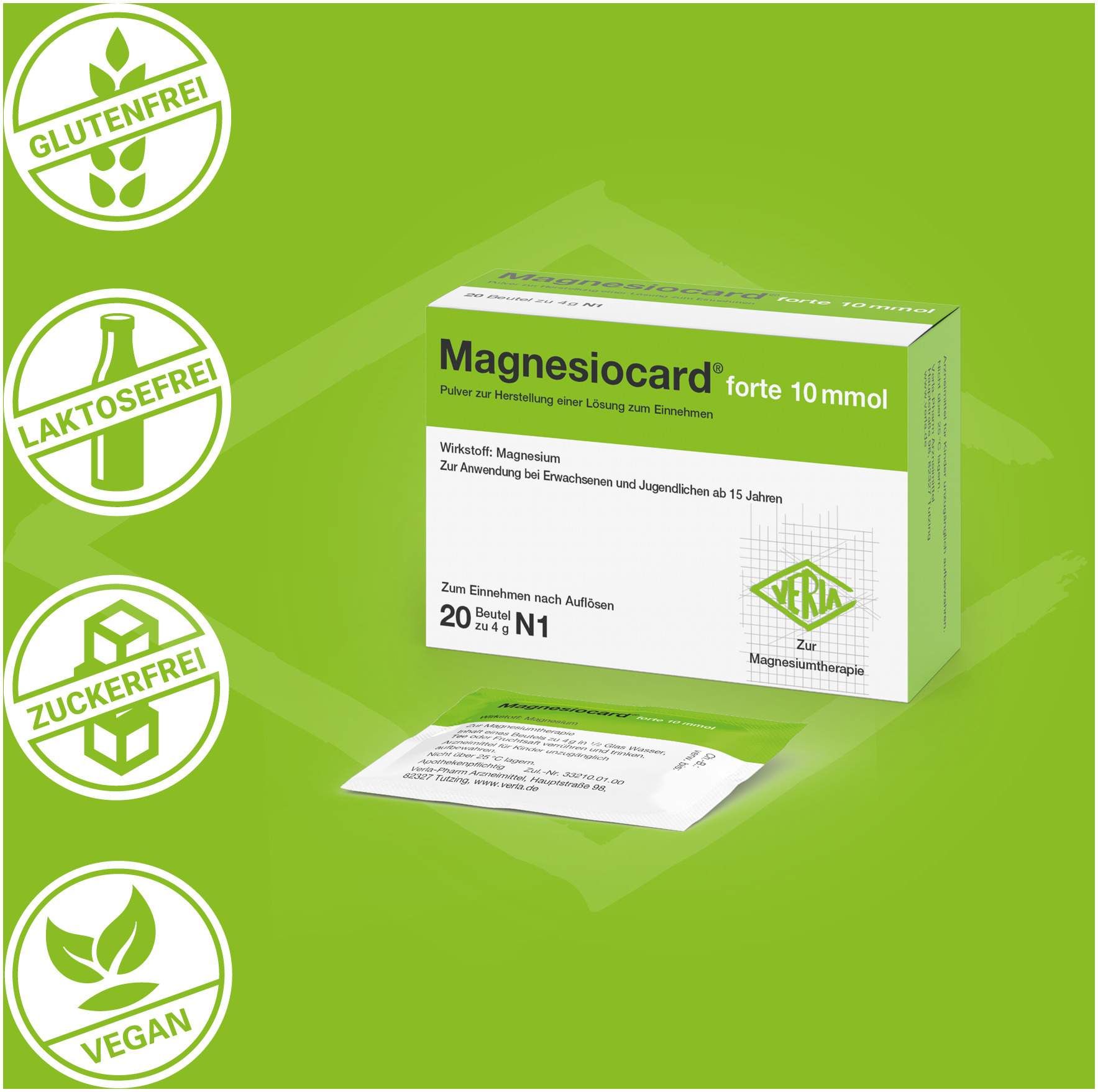 Magnesiocard Forte 10 Mmol Pulver 20 Beutel