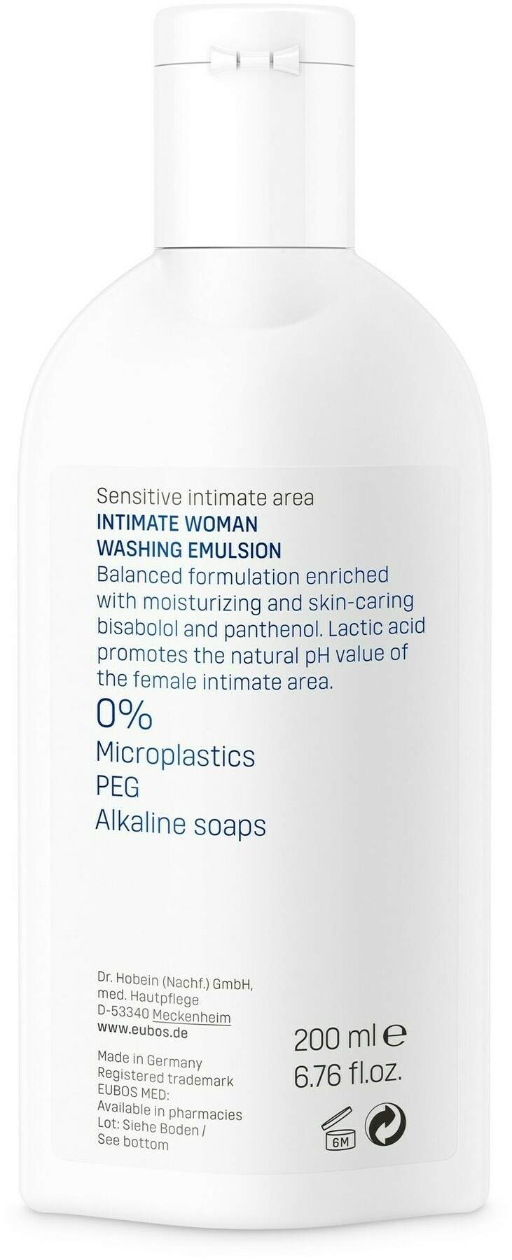Eubos Intimate Woman Waschemulsion 200 ml