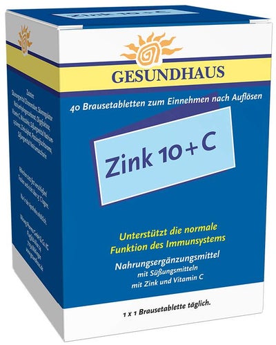 Zink 10 + C Brausetabletten 40 Brausetabletten